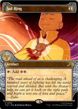 Sol Ring (Showcase) #316 || MTG - Avatar: The Last Airbender || 2025 - Image 1