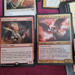 COMMANDER Magic Deck - Heaven to Earth- ***ANGELS*** RED & WHITE Mythic Rare - Image 1