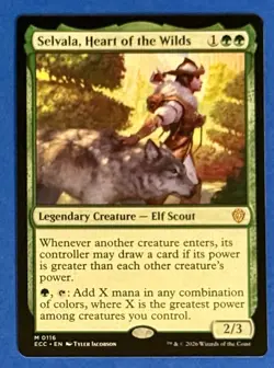 Selvala, Heart of the Wilds M Commander: Lorwyn Eclipsed 116 NM - Image 1