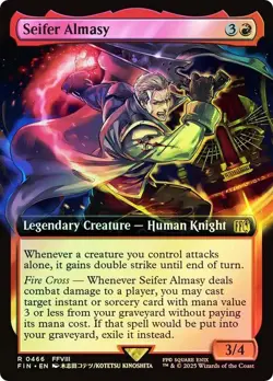 Seifer Almasy Foil Extended Art Final Fantasy MTG NM - Image 1