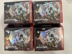 Avatar The Last Airbender Collector Booster Box Magic Brand New Sealed Lot Of 4 - Image 1