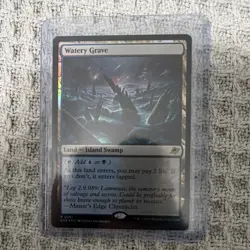 Magic: The Gathering Watery Grave Foil Edge of Eternities Land Rare 0261 - FOIL - Image 1