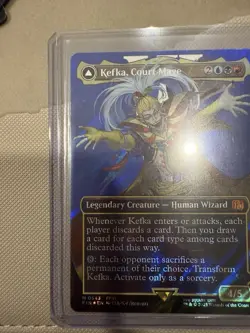 Kefka, Court Mage (0543) (Borderless) (Surge Foil) Final Fantasy Foil - Image 2