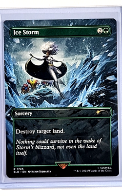 2024 MTG Magic the Gathering Secret Lair Drop #1745 Ice Storm X-Men Marvel WOTC - Image 1