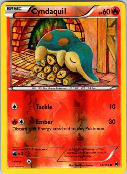Cyndaquil 18/162 XY - BREAKthrough Pokemon TCG NM Reverse Holo - Image 1
