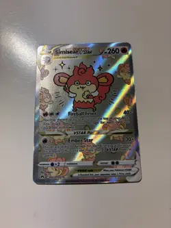 Pokemon TCG Simisear VSTAR Galarian Gallery GG37/GG70 Crown Zenith - NM - Image 1