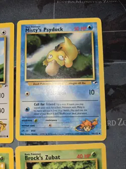 Gym Heroes 4 Card Lot Spearow, Psyduck, Bellsprout, Zubat Pokemon - Image 4