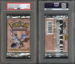 PSA 9 - 1999 WOTC Pokemon Fossil 1st Edition Aerodactyl, Lapras & Zapdos Packs! - Image 5