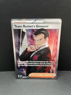 Pokemon TCG Team Rockets Giovanni 225/182 English SV10:DESTINED Rivals - Image 1