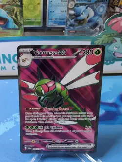 Pokemon TCG Yanmega ex 206/182 Full Art Ultra Rare Destined Rivals NM/M - Image 1