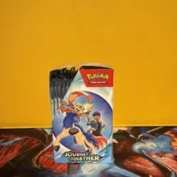 Pokemon TCG S&V Journey Together Half Booster Box (18 Packs) Unsealed Box- NEW - Image 2