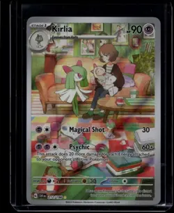 Pokemon TCG Kirlia 212/198 Scarlet & Violet Base Illustration Rare NM - Image 1