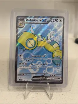 Pokemon TCG Dundunsparce EX 178/159 Ultra Rare Journey Together Card NM - Image 1