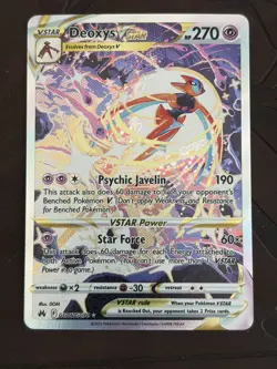 Deoxys VSTAR GG46/GG70 Pokemon Crown Zenith: Galarian Gallery Holo NM - Image 1