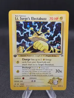 Lt. Surge's Electabuzz (1st Edition) 6/132 Pokemon Gym Heroes - NM - Image 1
