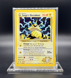Pokemon Lt. Surge's Electabuzz 006/132 Gym Heroes Holo -NEAR MINT - Image 1