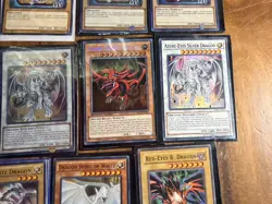 Yugioh Blue Eyes White Dragon & Other Dragon 17 Card Lot Holos - Image 2