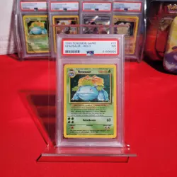 1999 Pokemon Venusaur Holo 15/102 • PSA 7 NM • Base Set UNLIMITED - Image 1