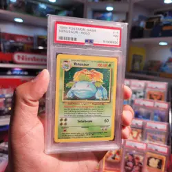1999 Pokemon Venusaur Holo 15/102 • PSA 7 NM • Base Set UNLIMITED - Image 3