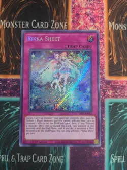 Yu-Gi-Oh! Rikka Sheet Secret Slayers SESL-EN026 1st Edition Secret Rare NM - Image 1