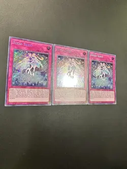 Yu-Gi-Oh! 3x Rikka Sheet SESL-EN026 Secret Rare 1st Edition NM **Play Set** - Image 4