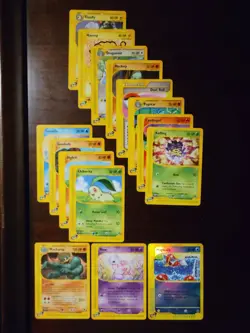 Pokemon Expedition Mew Lot - 20 Card Lot W/Reverse Holo 💧 NM - LP - Image 1