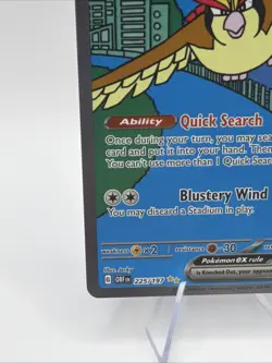Pidgeot ex 225/197 SV03: Obsidian Flames - Pokemon Card - NM - Image 4