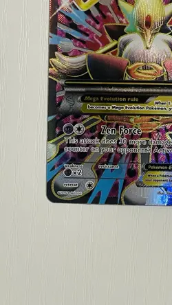 Pokemon Card - M Alakazam EX (Full Art) 118/124 Fates Collide Ultra Rare Holo - Image 5