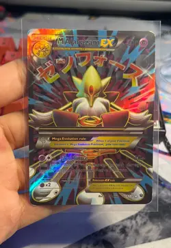 Mega M Alakazam EX 118/124 Fates Collide Full Art Ultra Rare Holo Pokemon Card - Image 1