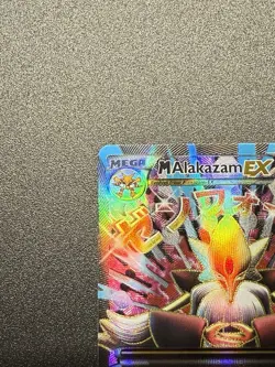 Pokemon Mega M Alakazam EX Full Art Ultra Rare Holo Card 118/124 Fates Collide - Image 2