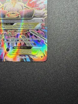 Pokemon Mega M Alakazam EX Full Art Ultra Rare Holo Card 118/124 Fates Collide - Image 4