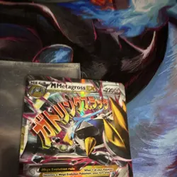 Pokemon TCG M Metagross EX XY35 Promo Holo Mega XY 220 HP Card - Image 2
