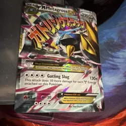 Pokemon TCG M Metagross EX XY35 Promo Holo Mega XY 220 HP Card - Image 3