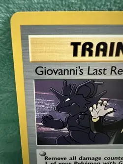 Pokemon Card - Giovanni's Last Resort Gym Challenge 105/132 Rare 1st Edition - Image 3