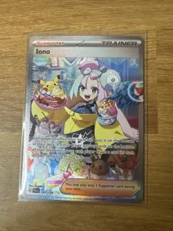NM Iono 269/193 Paldea Evolved SIR Holo Pokemon Card - Image 1
