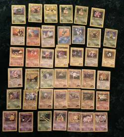 Pokemon TCG 44 Card Lot Gym Heroes Common Cards Vintage - Image 1