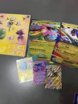 Pokemon TCG Bundle Ex Cards Near Mint Condition 3 Normal 2 Large - Image 1