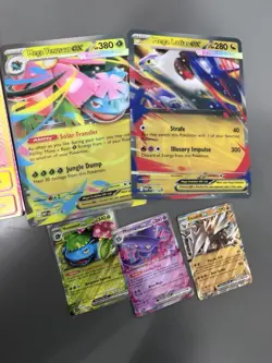 Pokemon TCG Bundle Ex Cards Near Mint Condition 3 Normal 2 Large - Image 2