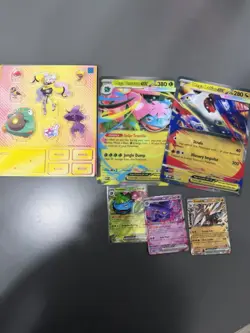 Pokemon TCG Bundle Ex Cards Near Mint Condition 3 Normal 2 Large - Image 3