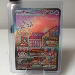 Mew EX 151 Pokemon Scarlet & Violet Black Star Promo 151 Card Collection - Image 1