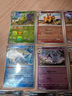 Pokemon Lot Of 10 White Flare Master Ball Holo Cards NM - Image 2