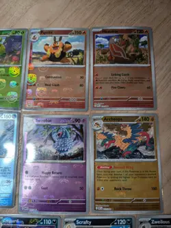 Pokemon Lot Of 10 White Flare Master Ball Holo Cards NM - Image 3