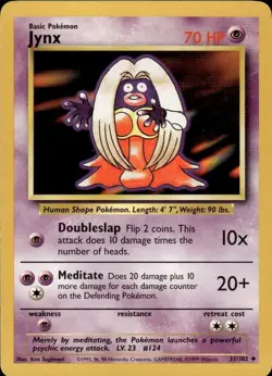 JYNX - 31/102 - Base Set - Pokemon Card - CC - Image 1