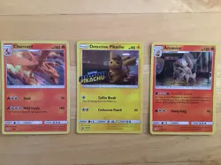 Pokemon TCG Detective Pikachu Card Lot - Charizard, Detective Pikachu, Arcanine - Image 1