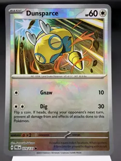 Dunsparce 079/131 - Master Ball Reverse - Prismatic Evolutions Pokemon Card NM - Image 1