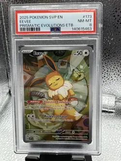 Eevee 173 Sv: Scarlet & Violet Promo Cards Holo Psa8 - Image 1