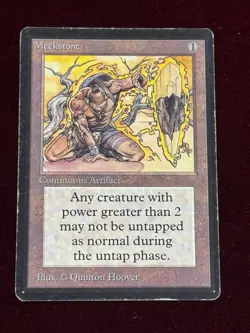 MTG Beta Meekstone Moderate to heavy play - Image 1