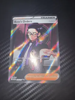 Boss’s Orders 256/217 Ultra Rare Full Art Pokemon TCG Ascended Heroes NM - Image 1