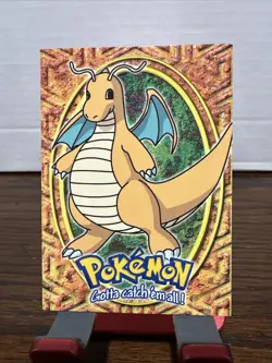 1999 Topps - Dragonite - Pokemon - E12 Of 12 - NM Blue Logo #149 Non Holo - B - Image 1
