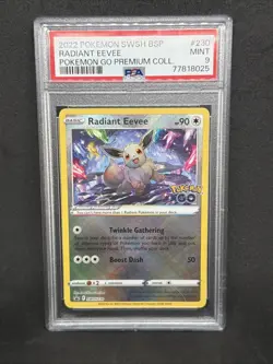 2022 Pokemon SWSH BSP: RADIANT EVEE Premium Collection PSA 9 - Image 3